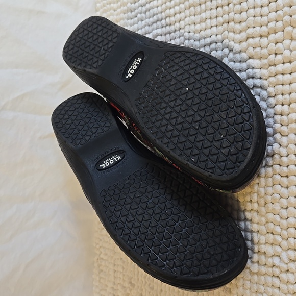 Klogs Mission Mardi Gras Patent Work Shoes Clog size 9 M - Picture 6 of 6